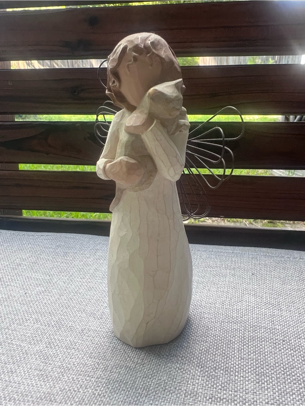 Willow Tree “With Affection” by Susan Lordi 2003 Angel holding cat